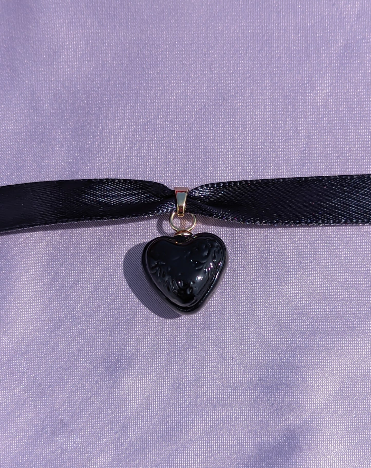 Noir Heart Choker