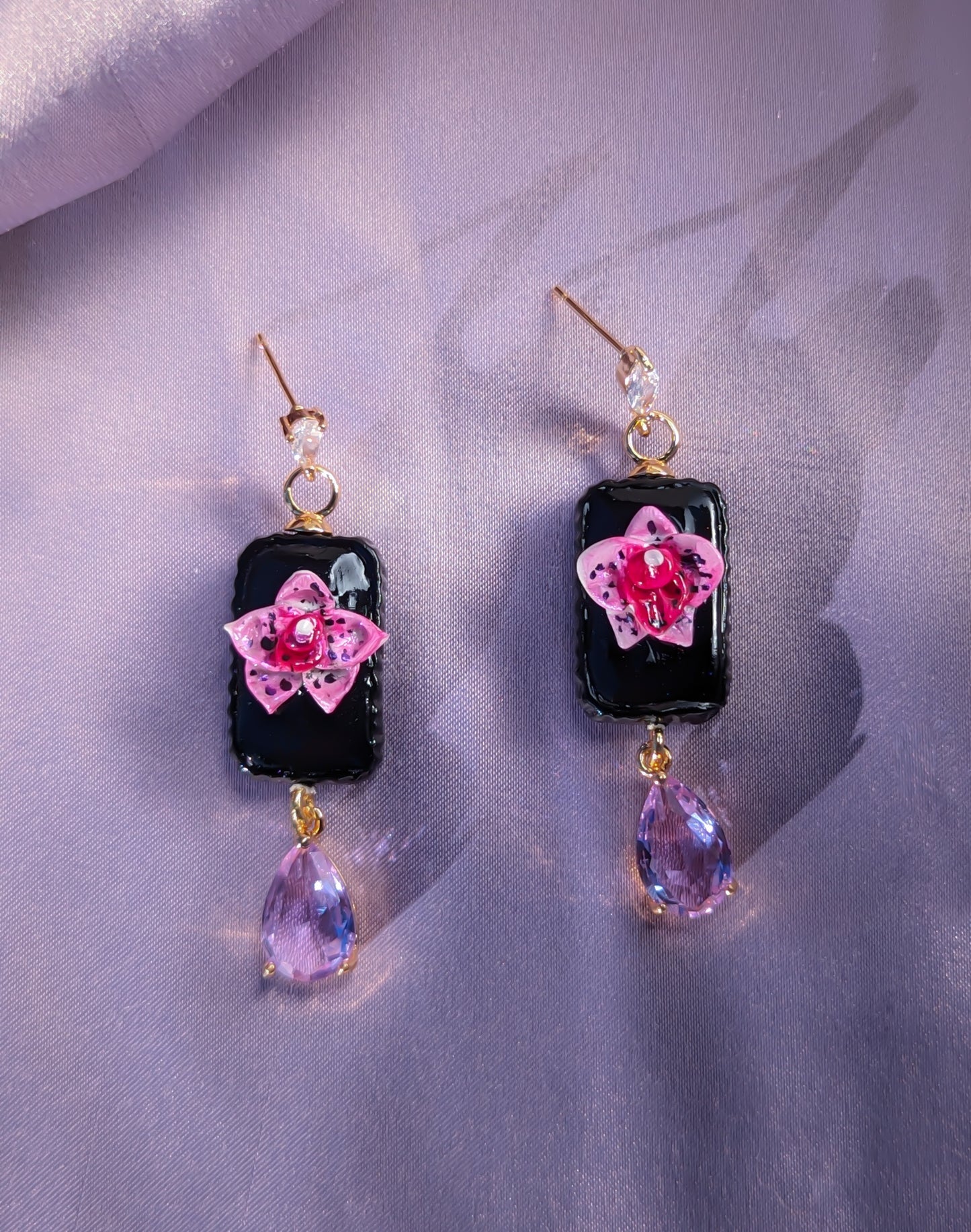 Orkid Cameo Earrings